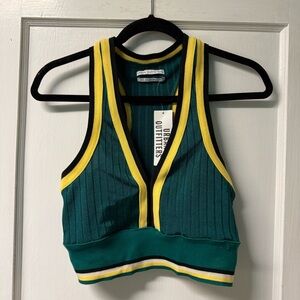 Urban Outfitters Retro Stripe Ribbed Racer Tank